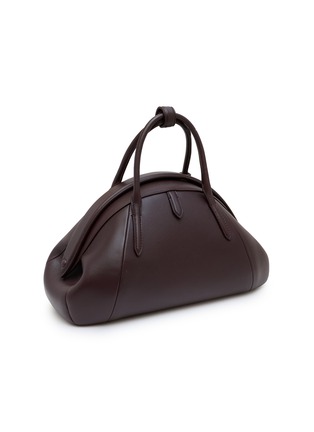 Figure View - Click To Enlarge - ALAÏA - Medium Purse Leather Top Handle Bag