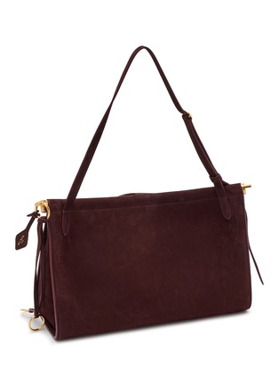 Detail View - Click To Enlarge - ALAÏA - Le Click Pocket 35 Suede Hobo Bag