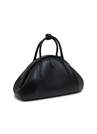 Figure View - Click To Enlarge - ALAÏA - Medium Purse Leather Top Handle Bag