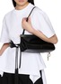 Figure View - Click To Enlarge - ALAÏA - Medium Le Click East West Leather Hobo Bag