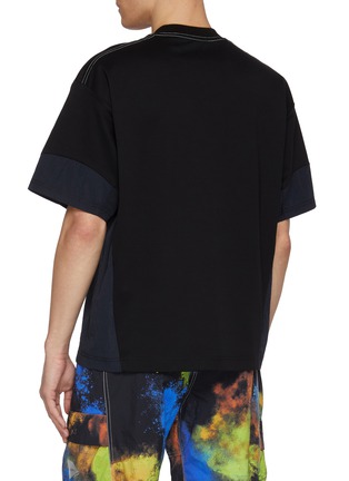 Back View - Click To Enlarge - AND WANDER - Combi Cotton Nylon T-shirt