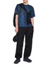 Figure View - Click To Enlarge - AND WANDER - X Altra Abstract Graphic Stretch Jersey T-Shirt