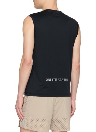 Back View - Click To Enlarge - AND WANDER - X Altra Logo Print Stretch Jersey Tank Top