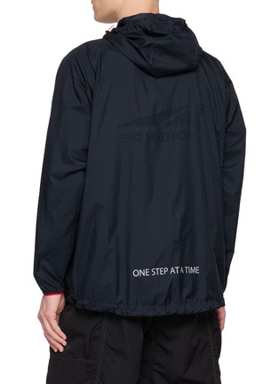 Back View - Click To Enlarge - AND WANDER - X Altra Ventilation Hooded Nylon Wind Jacket