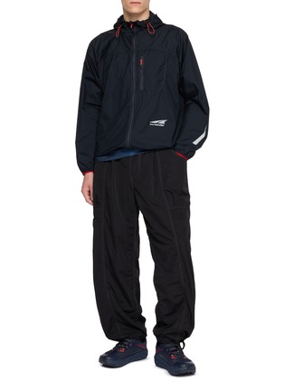 Figure View - Click To Enlarge - AND WANDER - X Altra Ventilation Hooded Nylon Wind Jacket