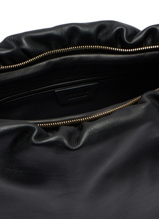 Detail View - Click To Enlarge - THE ROW - Extra Large Bourse Leather Shoulder Bag
