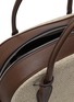 Detail View - Click To Enlarge - THE ROW - India 12.00 Canvas Leather Shoulder Bag