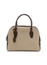 THE ROW India 12.00 Canvas Leather Shoulder Bag