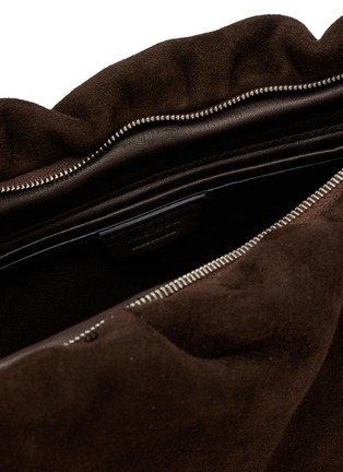 Detail View - Click To Enlarge - THE ROW - XL Bourse Suede Shoulder Bag