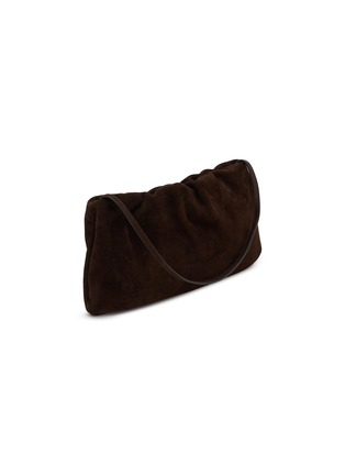 Figure View - Click To Enlarge - THE ROW - XL Bourse Suede Shoulder Bag