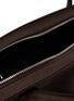 Detail View - Click To Enlarge - THE ROW - Agnes 12 Grained Leather Satchel Bag