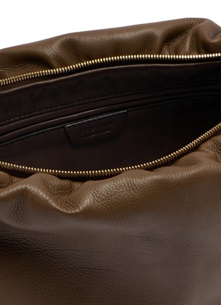 Detail View - Click To Enlarge - THE ROW - Extra Large Bourse Leather Shoulder Bag