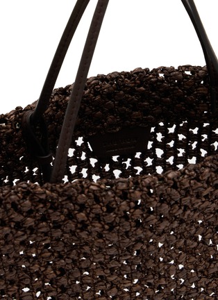 Detail View - Click To Enlarge - THE ROW - Mini Barn Raffia Tote Bag