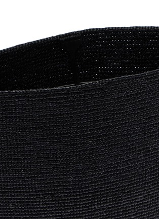 Detail View - Click To Enlarge - THE ROW - Lori Raffia Shoulder Bag