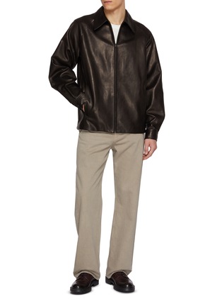 Figure View - Click To Enlarge - THE ROW - Mount Leather Jacket