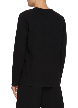 Back View - Click To Enlarge - THE ROW - Leon Long Sleeve Cotton T-Shirt