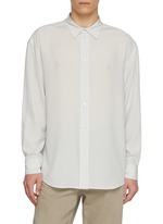 THE ROW | Granada Pin Stripe Silk Shirt | Men | Lane Crawford