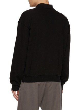 Back View - Click To Enlarge - THE ROW - Ry Cotton Cashmere Polo Shirt