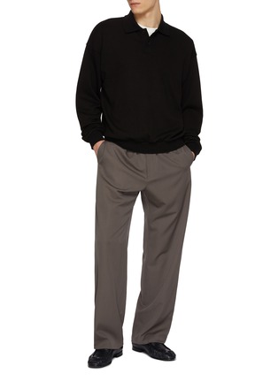 Figure View - Click To Enlarge - THE ROW - Ry Cotton Cashmere Polo Shirt