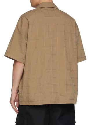 Back View - Click To Enlarge - JUUN.J - Square Stitch Shirt