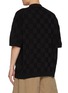 Back View - Click To Enlarge - JUUN.J - Check Knit Polo Shirt