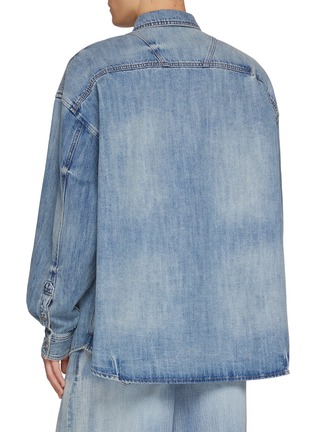 Back View - Click To Enlarge - JUUN.J - Medium Wash Denim Shirt