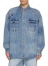 JUUN.J Medium Wash Denim Shirt
