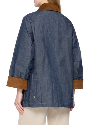 Back View - Click To Enlarge - BARBOUR - Asker Casual Cotton Denim Jacket