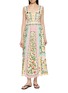 BARBOUR X FARM Rio Petal Linen Cotton Midi Dress