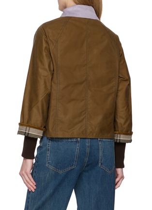 Back View - Click To Enlarge - BARBOUR - Beadnell Cropped Cotton Jacket