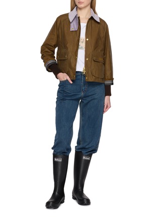 Figure View - Click To Enlarge - BARBOUR - Beadnell Cropped Cotton Jacket