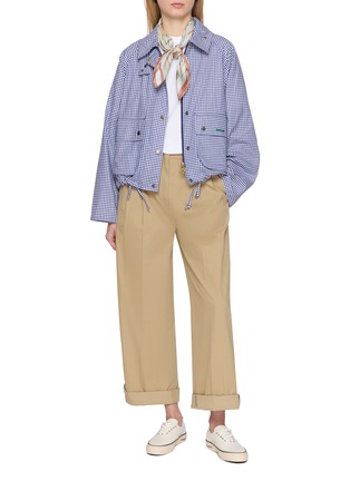 Figure View - Click To Enlarge - BARBOUR - x Paul Smith Spey Gingham Cotton Jacket
