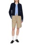 Figure View - Click To Enlarge - BARBOUR - x Paul Smith Whitby Zip Up Knit Cardigan