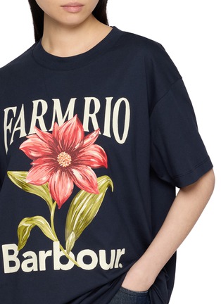 - BARBOUR - X FARM Rio Wild Floral Printed Cotton T-shirt