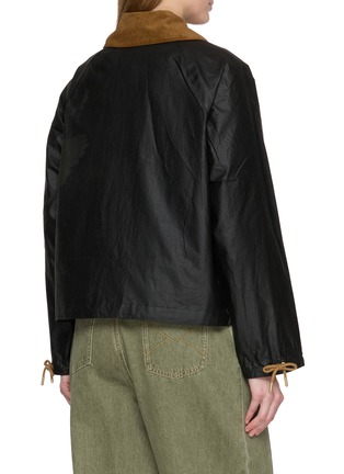 Back View - Click To Enlarge - BARBOUR - Marron Wax Cotton Jacket