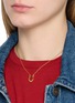 Figure View - Click To Enlarge - MISSOMA - Lunar New Year Horseshoe Gold Pendant Necklace