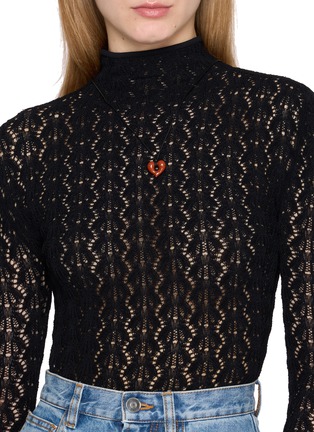 Figure View - Click To Enlarge - MISSOMA - Molten Heart Gemstone Cord Pendant Necklace