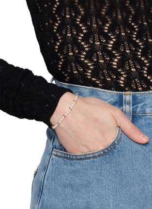 Front View - Click To Enlarge - MISSOMA - X SAVISLOOK Seeded Pearl Bracelet