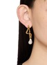 Figure View - Click To Enlarge - MISSOMA - Molten Baroque Pearl Mismatch Drop Earrings