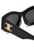 Detail View - Click To Enlarge - CELINE - Triomphe Acetate Cat Eye Sunglasses