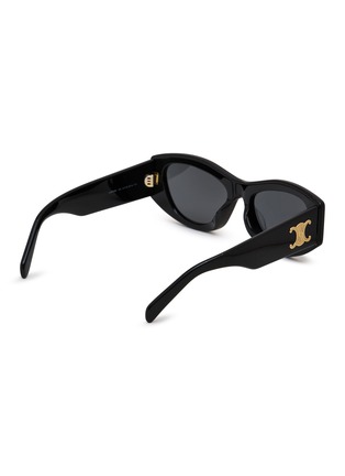 Figure View - Click To Enlarge - CELINE - Triomphe Acetate Cat Eye Sunglasses