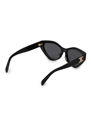 Figure View - Click To Enlarge - CELINE - Triomphe Acetate Cat Eye Sunglasses