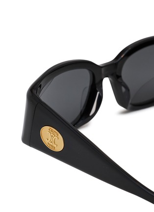 Detail View - Click To Enlarge - CELINE - Journey Acetate Rectangle Sunglasses