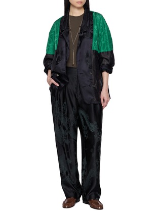 Figure View - Click To Enlarge - KATLIAX - X Lane Crawford Open Front Satin Jacket