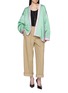 Figure View - Click To Enlarge - KATLIAX - X Lane Crawford Open Front Reversible Cardigan Coat