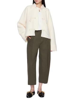 Figure View - Click To Enlarge - KATLIAX - X Lane Crawford Knot Button Cropped Jacket