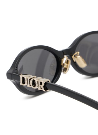 Detail View - Click To Enlarge - DIOR - DiorTreasure R1I Acetate Oval Sunglasses