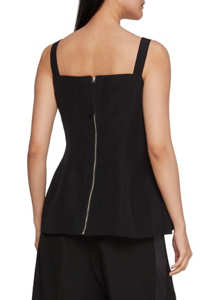 Back View - Click To Enlarge - SANDBEIGE - Sevia Sleeveless Slip Top