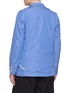 Back View - Click To Enlarge - COMME DES GARÇONS SHIRT - Striped Cotton Poplin Blazer