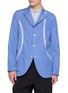 COMME DES GARÇONS SHIRT Striped Cotton Poplin Blazer